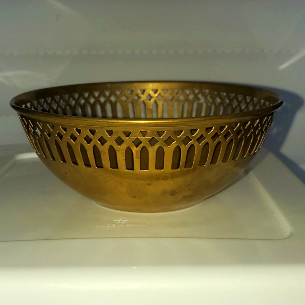 Vintage Brass Bowl